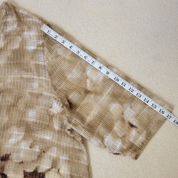 Catherines Size 2XWP Open Front Open Weave Duster Cardigan Topper Ombre Petite - Picture 10 of 14